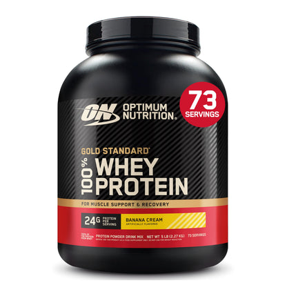Optimum Nutrition Gold Standard Whey Protein, Double Rich Chocolate, 2 LB