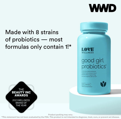 Love Wellness Flora Power & Good Girl Probiotics | Vaginal Suppositories & Prebiotics for Women