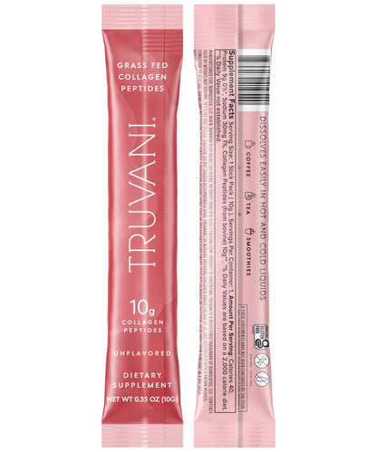 Truvani Hydrolyzed Collagen Peptides | Unflavored | 28 Servings | 20g Grass-Fed Collagen Protein Powder | Promotes Hair, Nail, Skin, and Joint Health | Keto | Gluten & Dairy Free