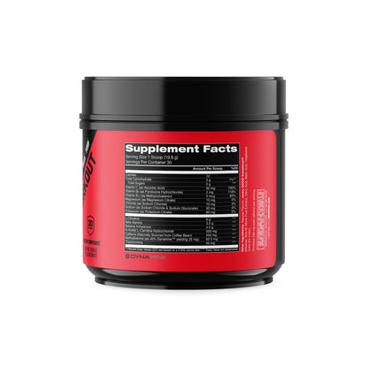 Jocko Fuel Ultimate Pre Workout Powder - Pre-Workout Energy Powder Drink for Men & Women - High Stim Sugar-Free Nootropic Blend to Support Muscle Pump, Energy, & Recovery 200mg Caffeine Blue Raspberry