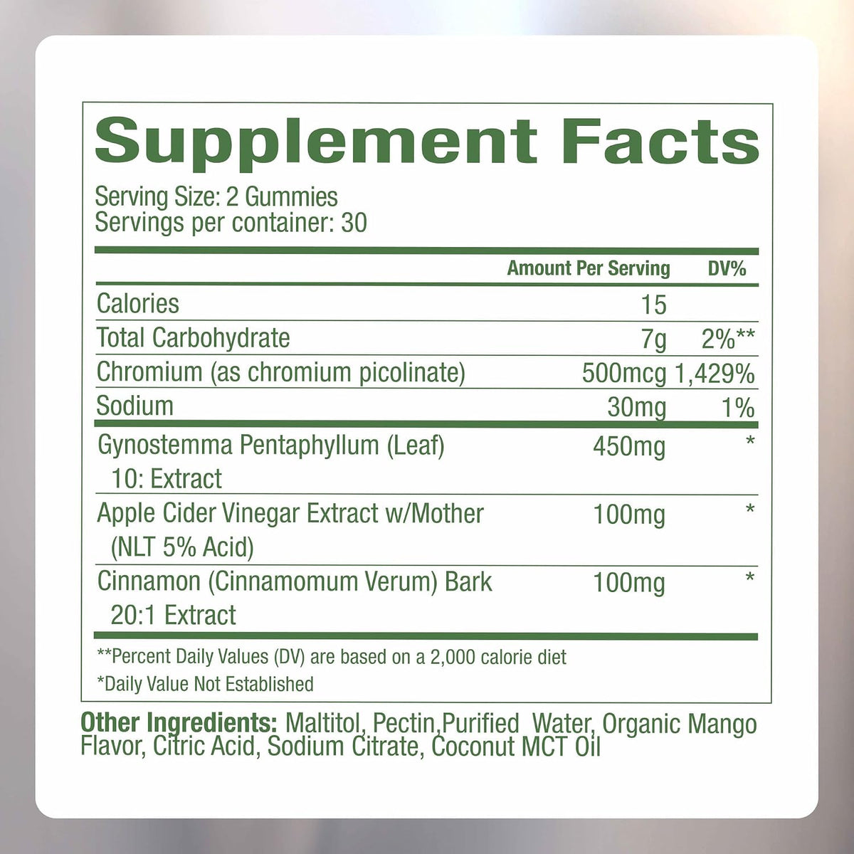 Plant People WonderBurn Metabolism Gummies, Ripe Mango Flavor (60 Count)