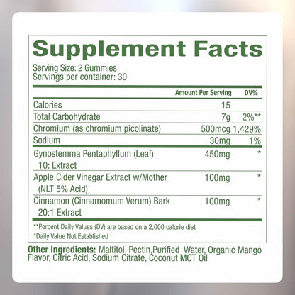 Plant People WonderBurn Metabolism Gummies, Ripe Mango Flavor (60 Count)