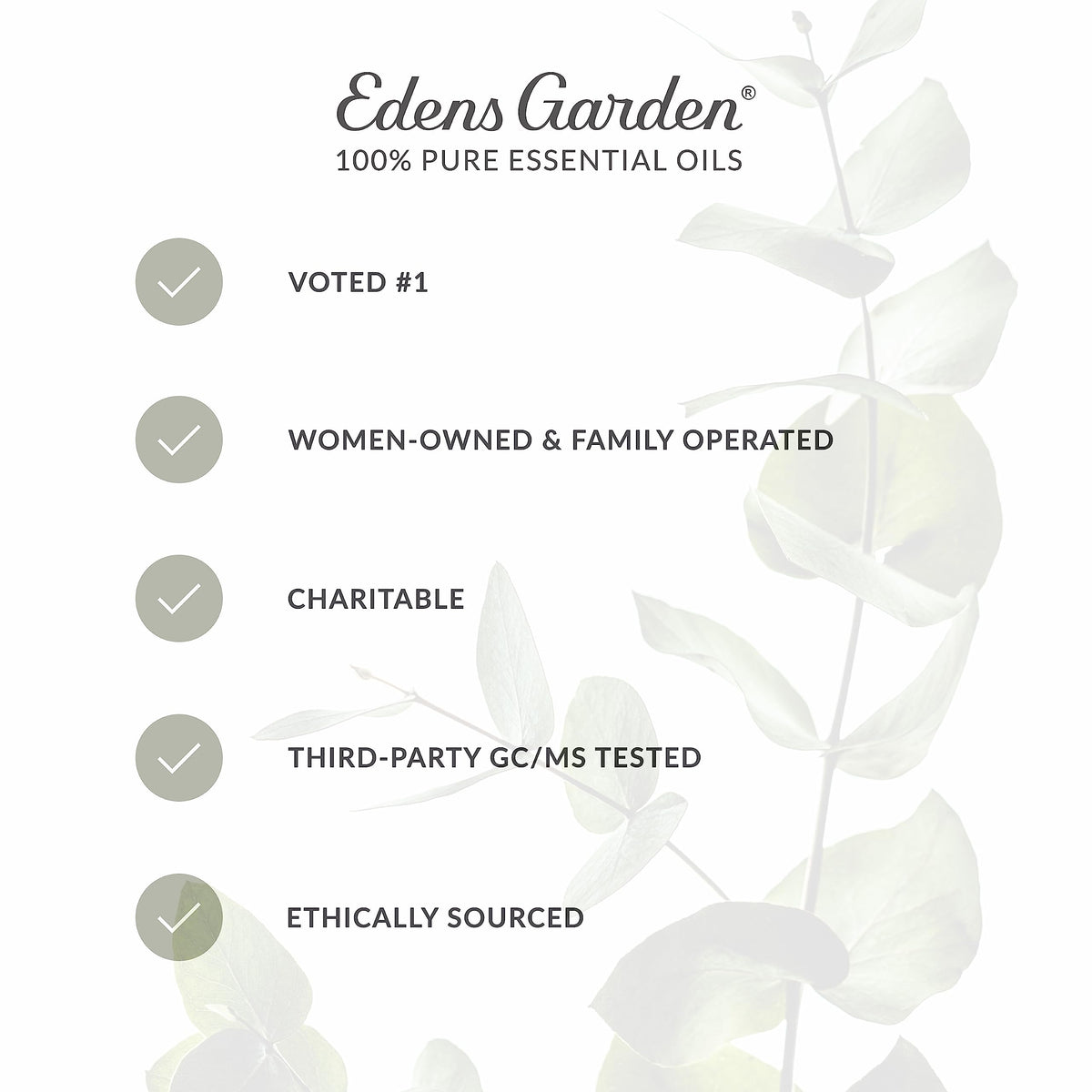 Edens Garden Essential Oil Roll-On Set (Good Night, Peppermint, Stress Less)- Aromatherapy Roller