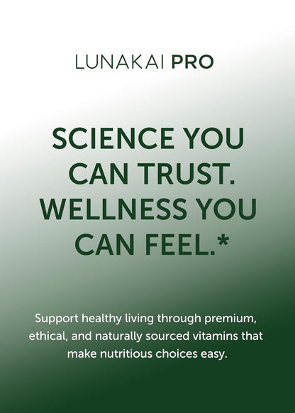 Lunakai USA Made Hair Vitamins for Men - 19 Nutrient with Marine Collagen, Saw Palmetto & Keratin - Daily Hair Loss & Regrowth Support - 90 Capsules
