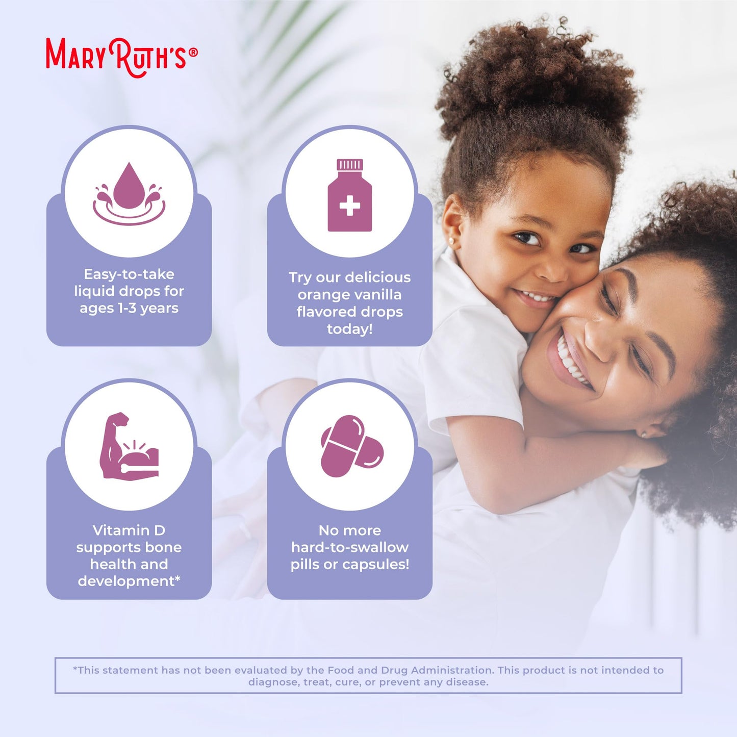 MARYRUTH'S Organics Multivitamin & Multimineral with Iron for Toddlers | USDA Organic | Sugar Free | Multivitamin Liquid Drops for Kids Ages 1-3 | Immune Support | Vegan | Non-GMO | 2 Fl Oz