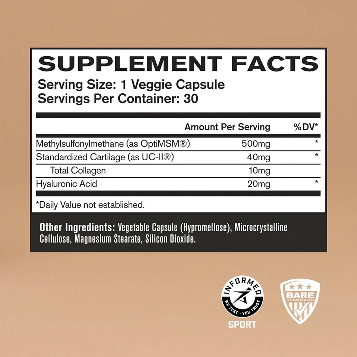 BARE PERFORMANCE NUTRITION BPN Strong Multi-Vitamin & Strong Joints Bundle