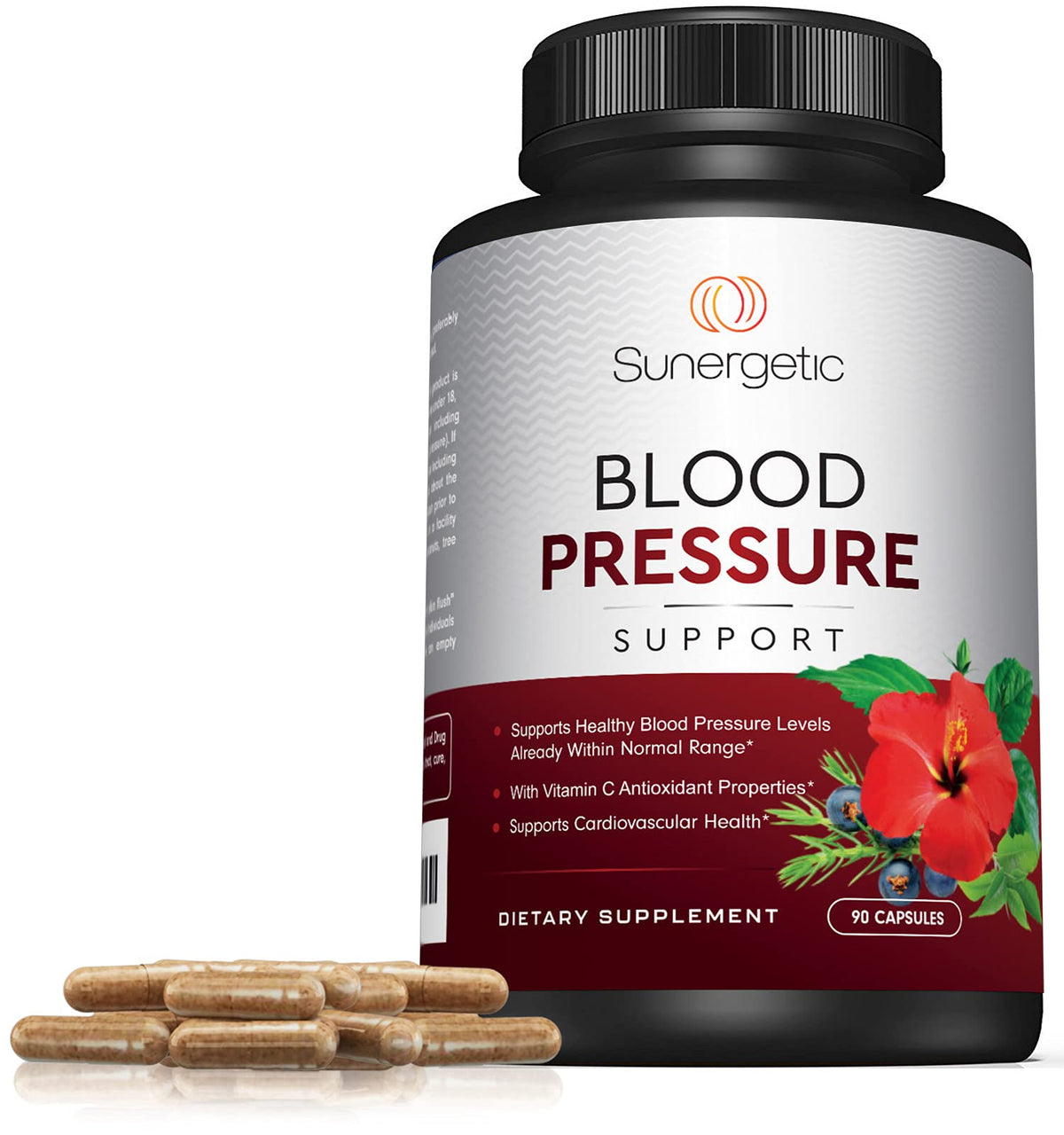 Premium Blood Pressure Support Supplement For Cardiovascular & Heart Health with Garlic