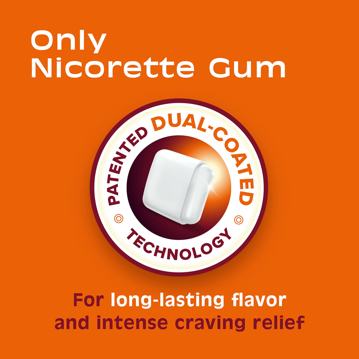 Nicorette 2 mg Nicotine Gum to Help Stop Smoking - Fruit Chill Flavored