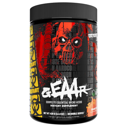 Mutant GEAAR - 9.4g of EAA Powder + Arginine, 7g BCAAs, 4g Leucine, Electrolytes, Coconut Water, 30 Servings - Fruit Punch