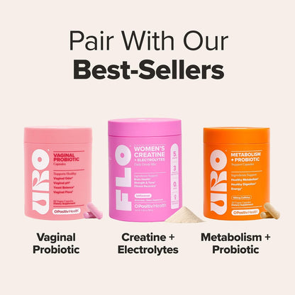 FLO Women's Creatine + Electrolytes for Strength & Tone – 30 Servings