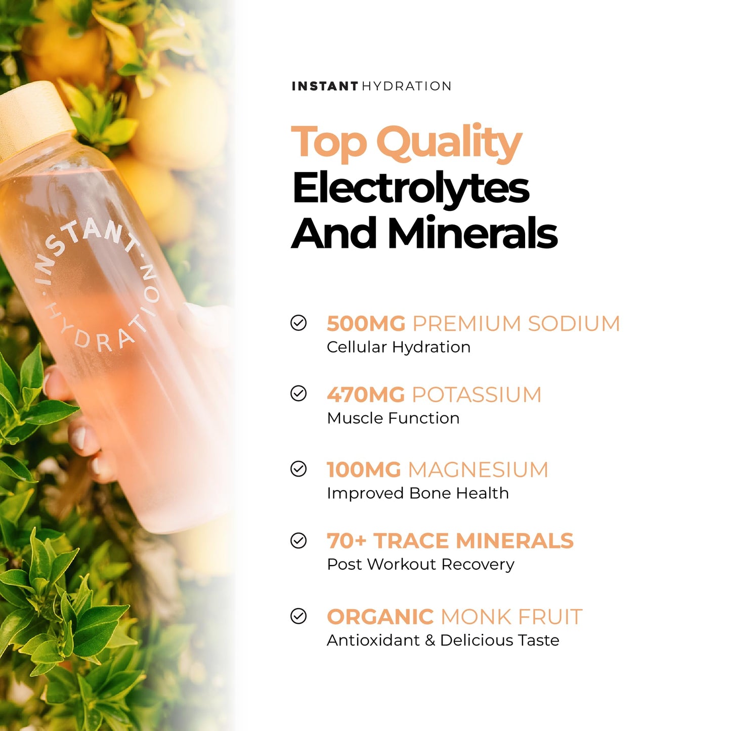 Instant Hydration Sugar Free Electrolytes Powder Packets Variety Pack - Watermelon, Raspberry, Lemon Lime Drink Mix & Travel Essentials with Magnesium and Potassium - Post Workout Recovery - 20 Sticks