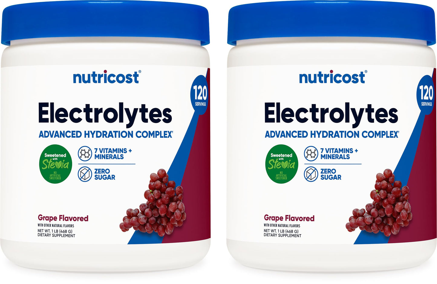 Nutricost Electrolyte Complex Powder (120 Servings, Fruit Punch) | Hydration Supplement Drink Mix with Vitamins and Minerals
