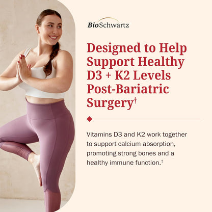Bariatric D3 K2 Dissolvable Tablets - 90 Cherry-Strawberry Tablets