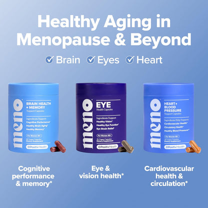 MENO Brain Health + Memory Capsules with Phosphatidylserine – 30-Day Supply