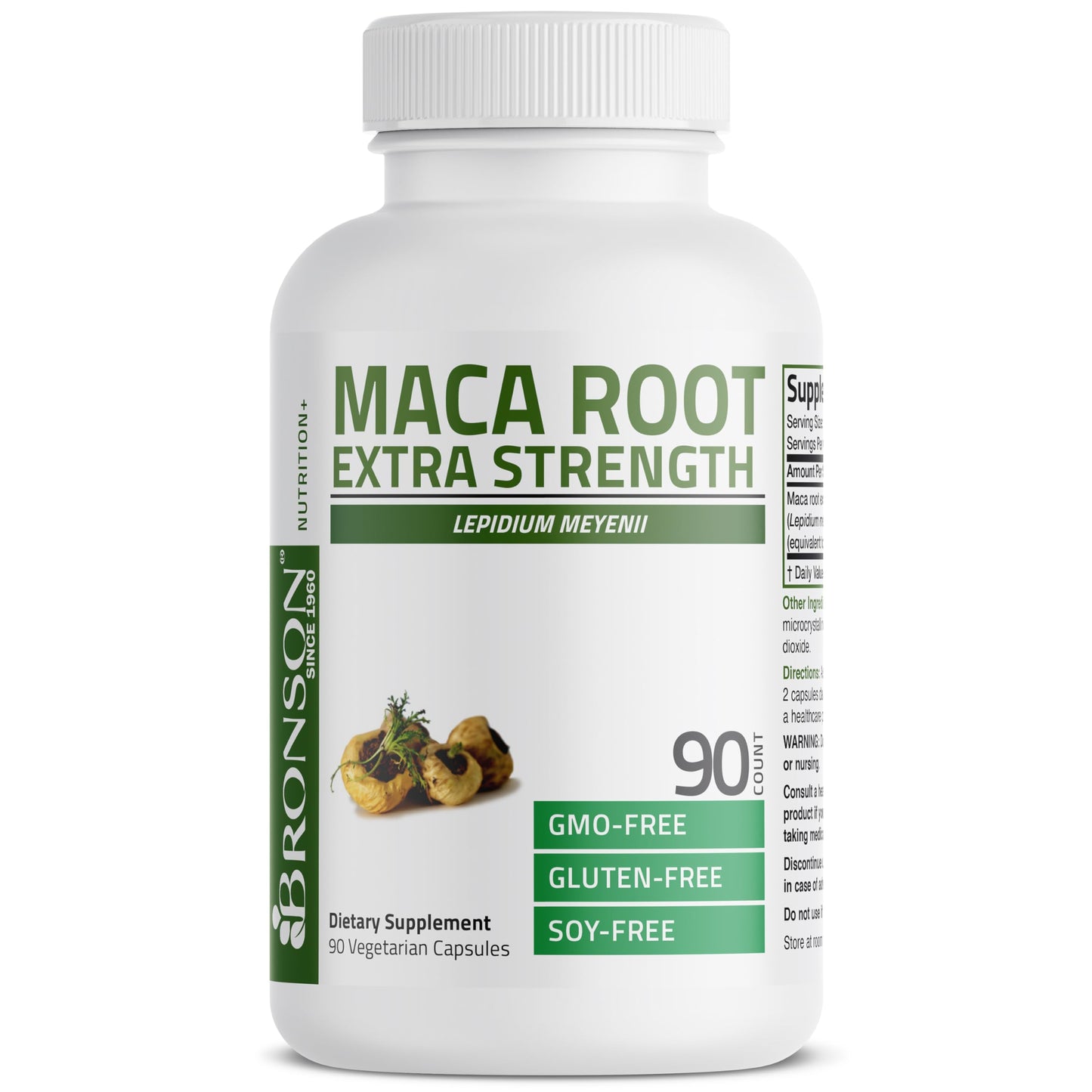 Bronson Maca Root Extra Lepidium Meyenii, Non-GMO, 90 Vegetarian Capsules