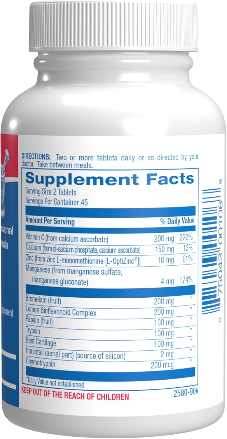 Cartilage Ligament and Tendon Supplement - Clinical Restorative Joint Support Formula with Bovine Cartilage Minerals and Proteolytic Enzymes for Enhanced Comfort Mobility Zymain 90 Support