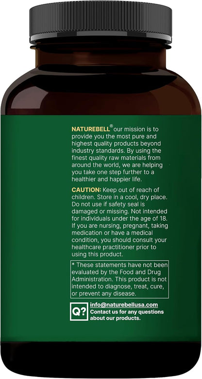 NatureBell Glutathione Supplement 2,000mg Per Serving, 240 Veggie Capsules | 98%+ Purity Verified, Bioavailable Reduced Glutathione Pills, Active Form, Master Antioxidant – Vegan Friendly & Non-GMO