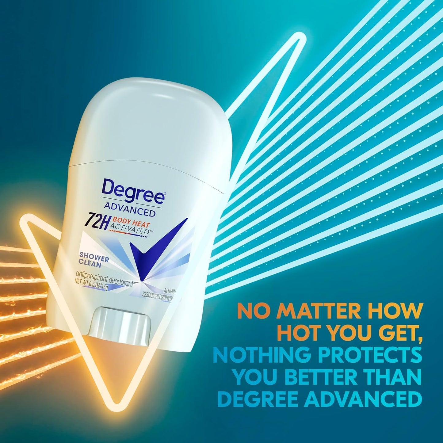 Degree Advanced Travel Deodorant Bulk Variety 24-Pack, 0.5 Oz Ea | 72H Body Heat Activated Mini Antiperspirant Deodorant Bundle | 12 Cool Rush for Men + 12 Shower Clean for Women