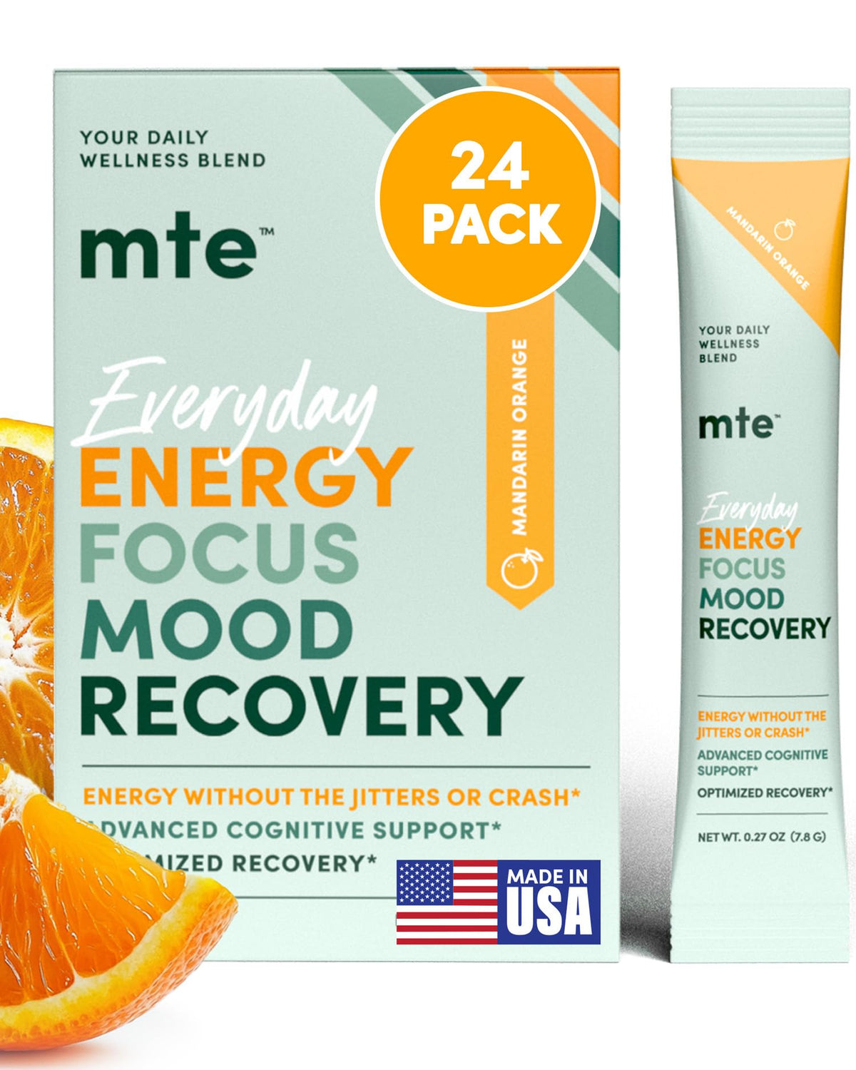 Energy Drink Powder with Paraxanthine 24 Caffeine Free Energy Drink Packets