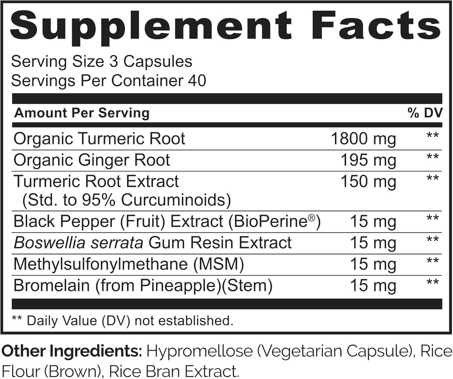 NATURELO Turmeric Curcumin - BioPerine for Better Absorption - Black Pepper, Ginger Root, Curcuminoids - Plant-Based Joint Discomfort Support - 120 Vegan Capsules