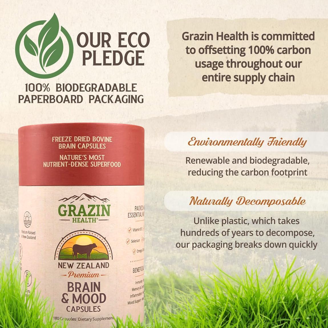 Bovine Organ Complex 3000mg per Serving (30 Servings) | Pancreas, Liver, Spleen, Kidney, Heart (600 Mg per Organ per Capsule) Grass Fed