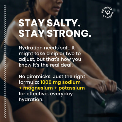 Venture Pal High Sodium Sugar Free Electrolytes Powder Packets, 16 Count | Hydration Packets with Sodium, Magnesium & Potassium, Vitamins, Zero Calories, Vegan, Keto & Paleo Friendly