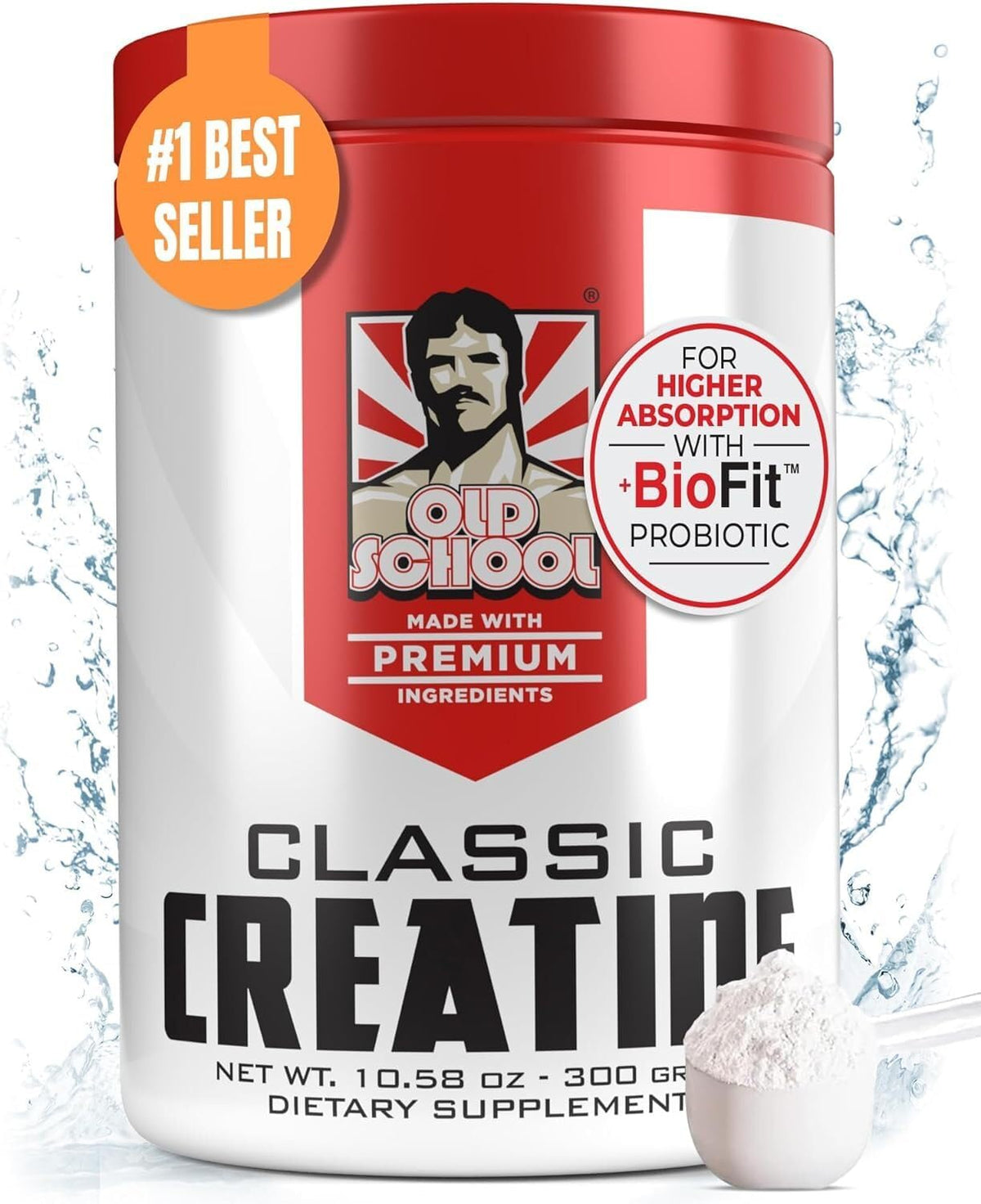 Classic Creatine - Micronized Creatine Monohydrate Powder with BioFit™- Workout Sup