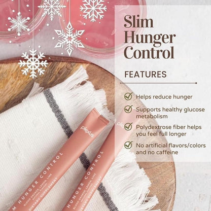 Plexus Slim Hunger Control | 30 Packets | Dietary Supplement | Vegan | Gluten free, non-GMO, with no artificial colors, flavors, or preservatives — convenient 30 packets