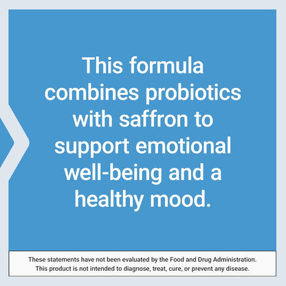 Life Extension FLORASSIST® Probiotic Mood Improve, probiotic and Saffron Blend enhances Mood and Mental Outlook, Non-GMO, Gluten-Free, 1 Daily, Vegetarian, 30 Capsules