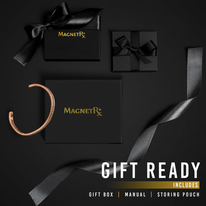 MagnetRX® Women's Copper Bracelet – Effective 99.9% Pure Copper Magnetic Therapy Bracelets