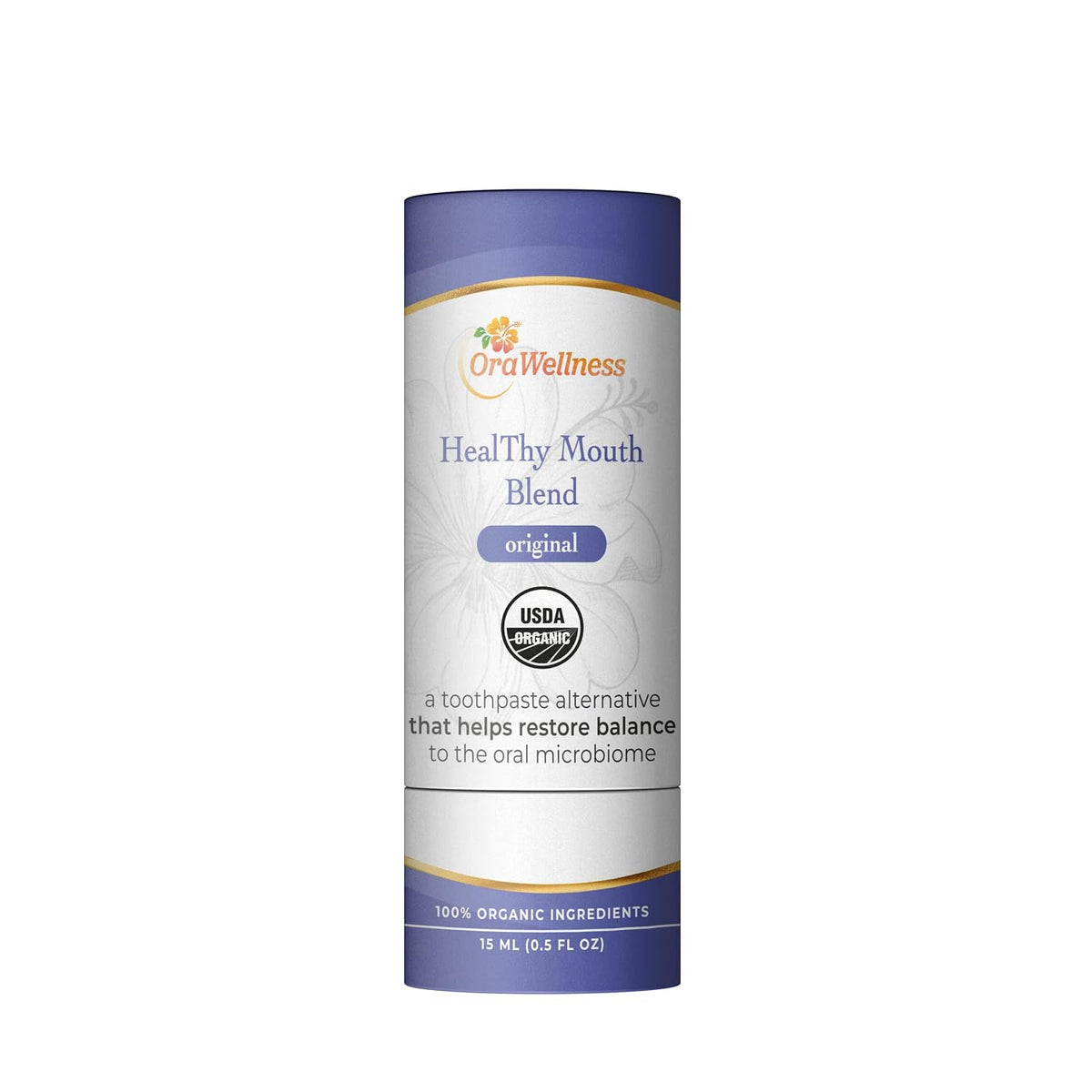 OraWellness Original Healthy Mouth Blend Organic Toothpaste & Mouthwash Alternative + BrushEco Bamboo Toothbrush with 3 Rows to Reduce Gum Disease, Promote Healthy Teeth and Gums