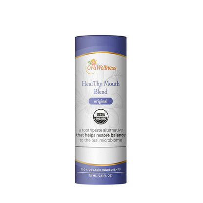 OraWellness Original Healthy Mouth Blend Organic Toothpaste & Mouthwash Alternative + BrushEco Bamboo Toothbrush with 3 Rows to Reduce Gum Disease, Promote Healthy Teeth and Gums