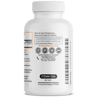 Bronson Vitamin B12 1000 mcg Sustained Release Premium Non GMO Tablets Supports Nervous System, Healthy Brain Function and Energy Production, 100 Count