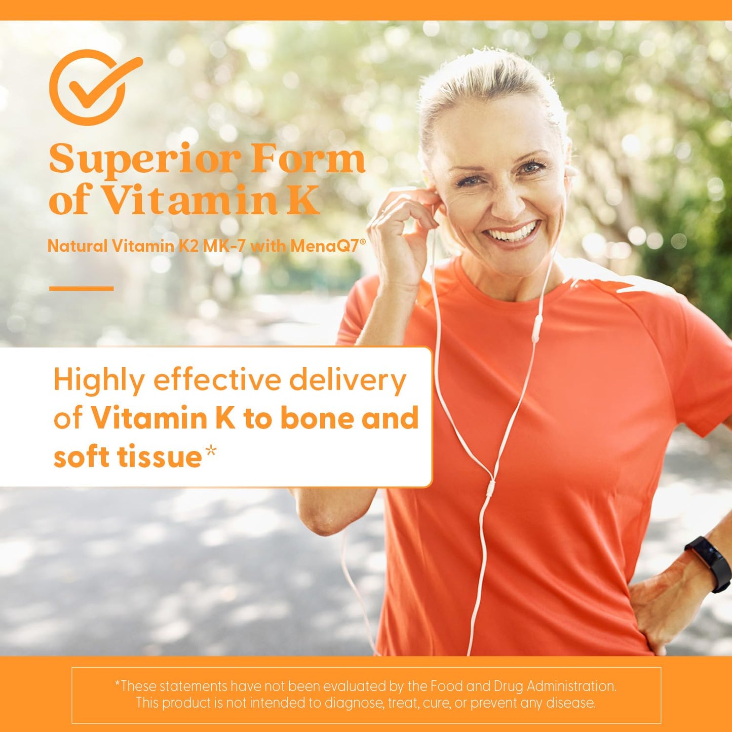 Doctor's Best Natural Vitamin K2 MK7 Supplement for Men & Women - Bone Health Support, 45 mcg Vitamin K-2 MK-7 Capsules with MenaQ7, Calcium Support, Non GMO, Vegan - 60 Veg Caps