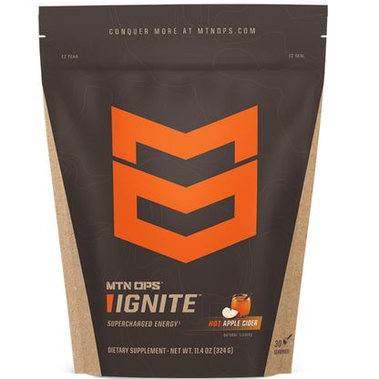MTN OPS Hot Ignite Focus & Energy Coffee, Mountain Mocha
