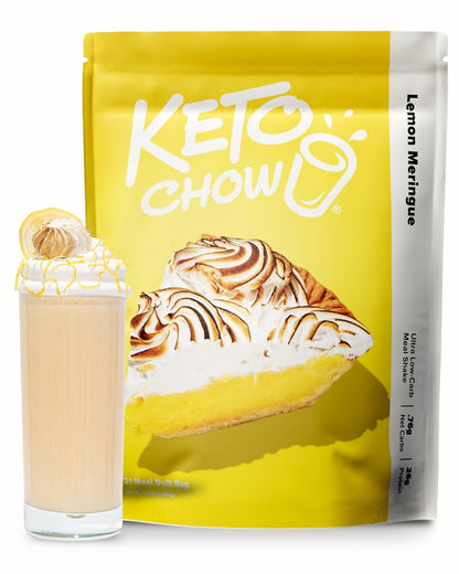 Keto Chow Chocolate Meal Replacement Shake Powder, 21 Meals