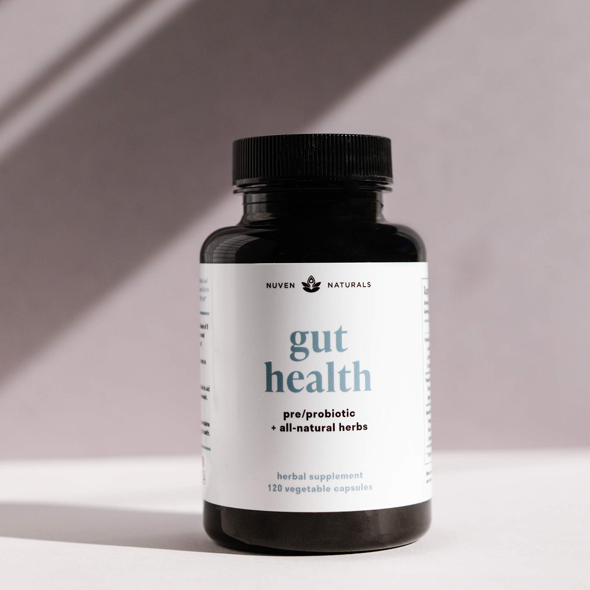 Nuven Naturals All-in-One Gut Health w/Probiotics, Prebiotics, Digestion-Supporting