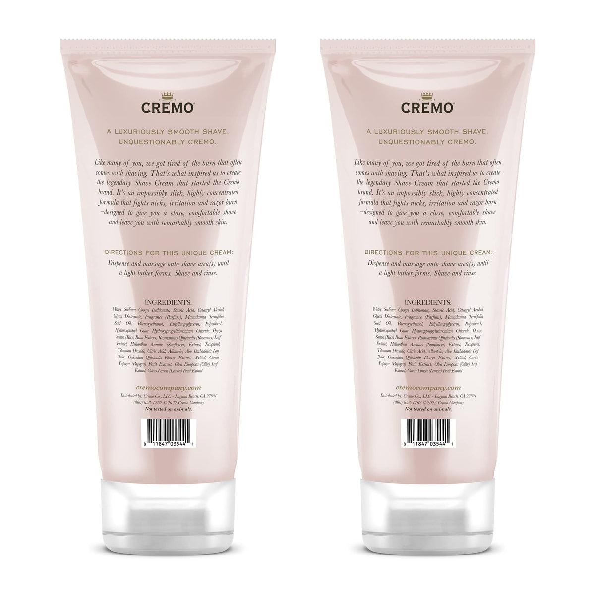 Cremo Jasmine Tuberose (Reserve Collection) Moisturizing Shave Cream, Astonishingly