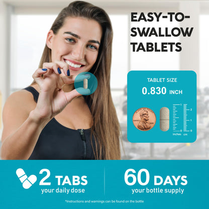Electrolytes - Electrolyte Tablets with Magnesium, Sodium, Potassium, Chloride, Vitamins D3 & B6, Kelp Powder - Salt Pills - Lab Tested - Oral Tablets as Capsules - Vegan & Keto Friendly - 120 Tabs