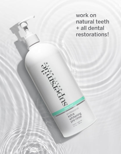 Supersmile Extra Whitening Pre-Rinse, Triple Mint, 16 Fl Oz Mouthwash