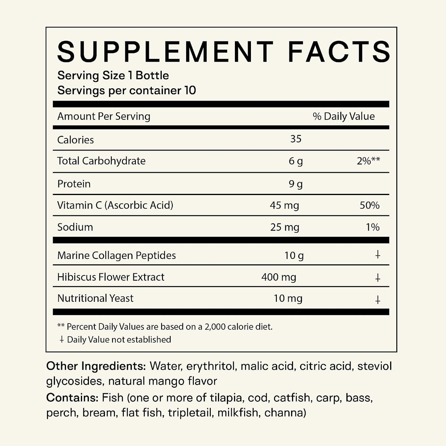 Happy Aging Marine Collagen Peptides Glow Shot 10g - Liquid Collagen for Women with Liposomal Delivery - Promotes Skin Hydration, Elasticity & Radiance - Supports Hair & Nails, 10 Shots