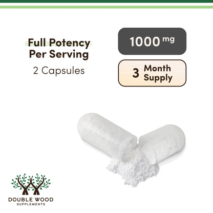 TMG Trimethylglycine Supplement - 99%+ Tested Purity - 1,000mg Per Serving, 180 Capsules (TMG Supplements for Homocysteine Control) Genuine TMG with Fishy Smell, Gluten Free, Non-GMO