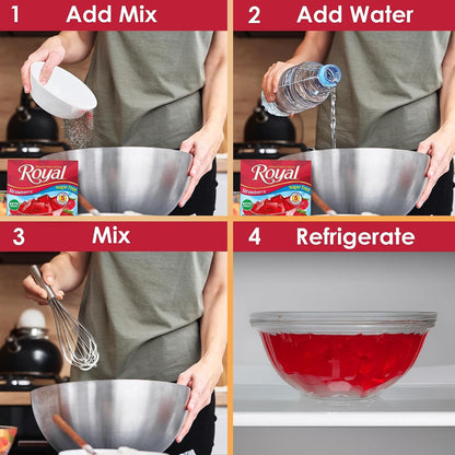 Royal Sugar Free Gelatin Mix Variety Pack - 12 Assorted Gelatin Boxes