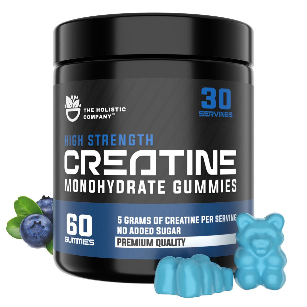 THE HOLISTIC COMPANY High Strength Creatine Monohydrate Gummies - 5Grams