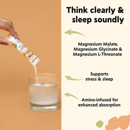 PYM Mood Magnesium Powder Jar, 30 Servings | Sleep & Stress Support