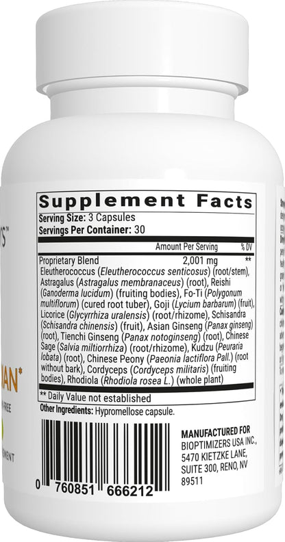 BiOptimizers Magnesium Breakthrough 4.0, (30 Capsules) & Stress Guardian, (90 Capsules) - Natural Sleep, Brain, and Stress Support Supplement Bundle