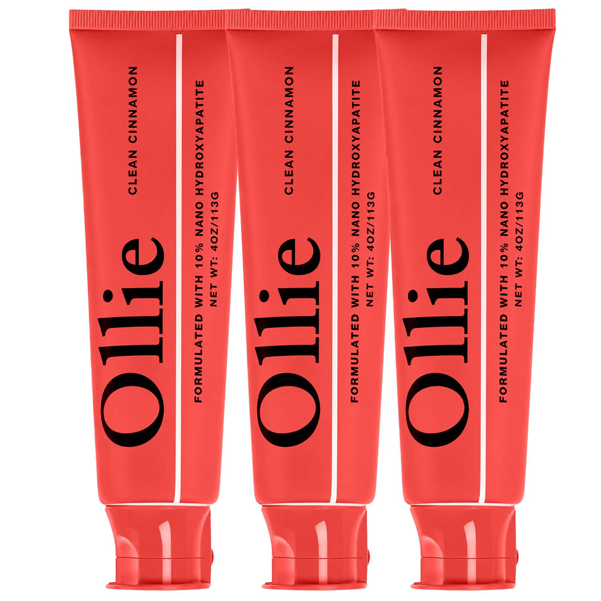 Ollie Fluoride Free 10% Nano Hydroxyapatite Toothpaste, Clean Mint, 1 Pack