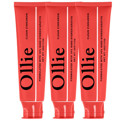 Ollie Fluoride Free 10% Nano Hydroxyapatite Toothpaste, Clean Mint, 1 Pack