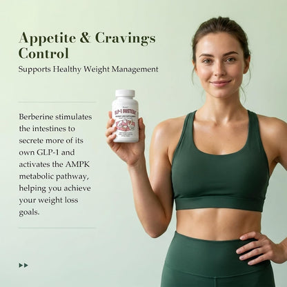 Female Metabolism Support Supplement – Natural Energy Booster & Appetite Control Pills with Berberine HCL, Green Tea EGCG– Digestive Comfort, Belly Slimming & Full Body Wellness – Made in USA
