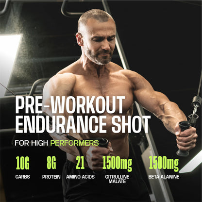 Frog Fuel Ultra Energy Gel & Pre Workout Shot, 120mg Caffeine, Berry, 24 pk | 1500mg Beta Alanine, Electrolytes 8g Protein Nano-Hydrolyzed Grass Fed Collagen, 10g Carbs, Gluten Free, 1.2 oz Gel Packs